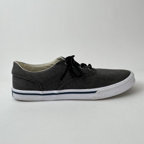 Men's Sperry Top-Sider Striper II Salt Washed Canvas Sneaker, Size 10.5 - Picture 2 of 8